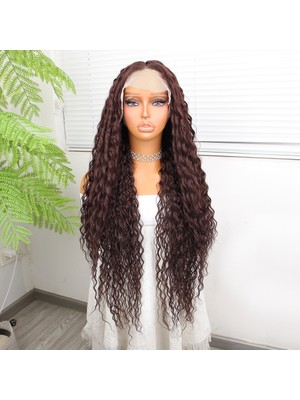 Zemira Afro Dalga Çikolata Kahve Fiber Sen Tül Peruk