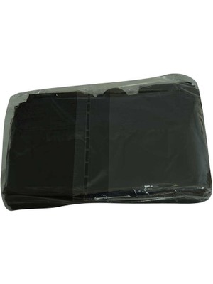 Zemira Küçük Boy Atlet Geri Dönüşüm Granül Çanta Poşet 40X25 cm Kalın Siyah 1000 gr 1 Paket