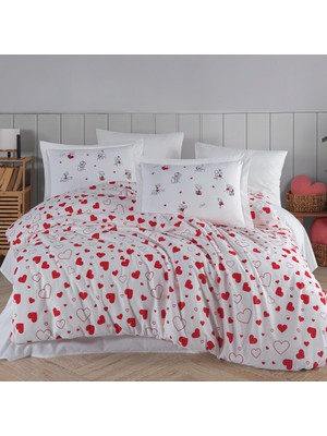 Zemira Tek Kişilik Poplin Nev Takımı Venüs Kırmızı