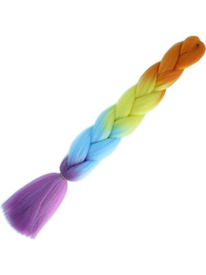 Zemira Afrika Örgülük Ombreli Sen 100 Gr. / Tcu / Sarı / Açık / Mor