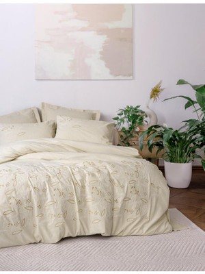 Zemira Cotton Keten Çift Kişilik Nev Takımı Lapelis