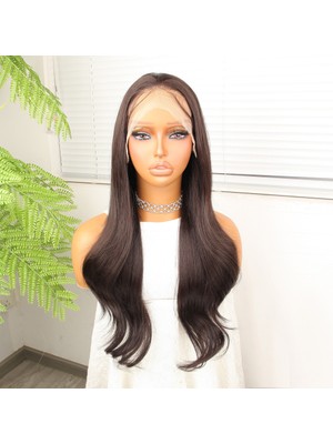 Zemira Kahve Karamel Fiber Sen Hafif Dalgalı Tül Peruk