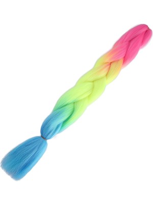 Zemira Afrika Örgülük Ombreli Sen 100 Gr. / Fuşya / Neon Sarı / Açık