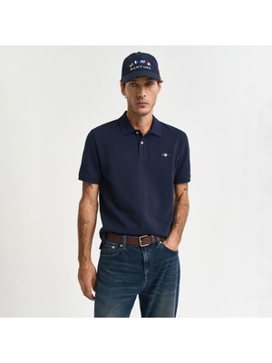 Gant Erkek Lacivert Regular Fit Polo
