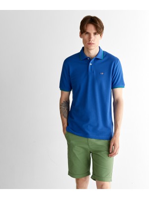 Gant Erkek Lacivert Regular Fit Polo