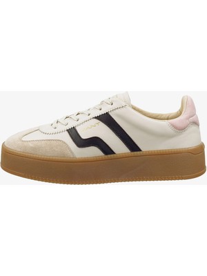 Gant Kadın Bej Deri Cuzmani Sneaker