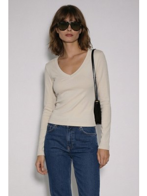 Babokah x Ngulincetin V Yaka Uzun Kol Üst