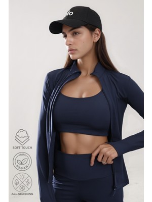 Bled Premium 3’lü Yoga Spor Takım – Tayt - Bralet - Ceket