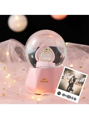 Marmori 💍✨ Cam Küre Yüzük & Anı Seti ✨💍