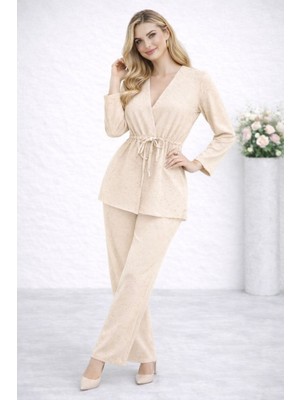 Hiramir Luna Işıltılı Alt Üst Kadın Takım YZ2514