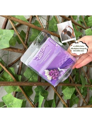 Marmori Hot Flowers Çiçek Aynalı Kişiye Özel Fotograf Sevgiliye Çiçek Hediye Buket Çiçek Sevgililer Günü