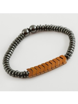 Marsilyan Hematit Doğaltaş Bileklik