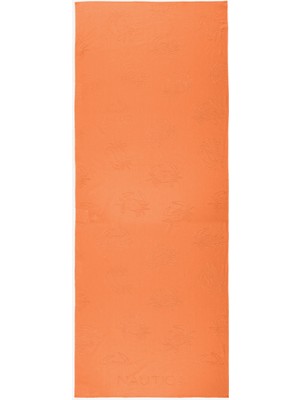 Nautica Unisex Turuncu Desenli Plaj Havlusu