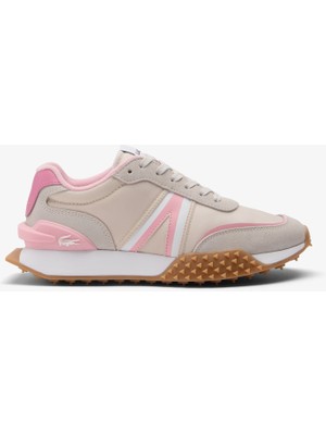 Lacoste L-Spin Deluxe Kadın Bej Sneaker