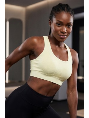 Katia & Bony Kadın Seamless Bra Spor Sütyeni Sarı