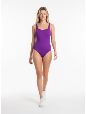 Pierre Cardin Karamel Kare Yaka Korseli Mayo Mor 241135