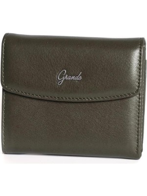 Grande Gerçek Deri Kadın Cüzdanı Hakiki Deri Küçük Boy