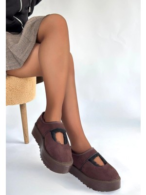 Veralya Carren Kahverengi Süet Bot