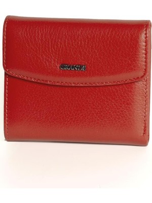 Grande Gerçek Deri Kadın Cüzdanı Hakiki Deri Küçük Boy