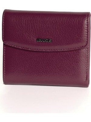 Grande Gerçek Deri Kadın Cüzdanı Hakiki Deri Küçük Boy