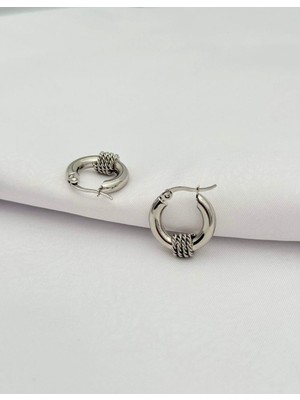 SY Aksesuar Çelik Halka Küpe