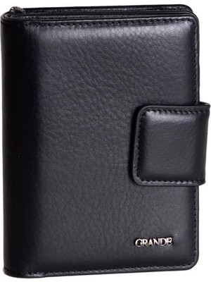 Grande Gerçek Deri Kadın Cüzdanı Hakiki Deri Normal Boy