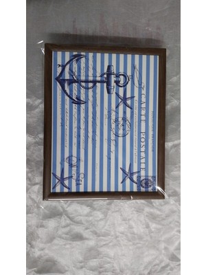 Es Dekor Denizci Minderli Desenli Keyif Tepsisi Kahvaltı Tepsisi