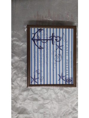 Es Dekor Denizci Minderli Desenli Keyif Tepsisi Kahvaltı Tepsisi