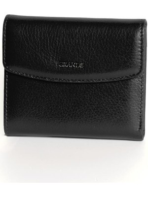 Grande Gerçek Deri Kadın Cüzdanı Hakiki Deri Küçük Boy