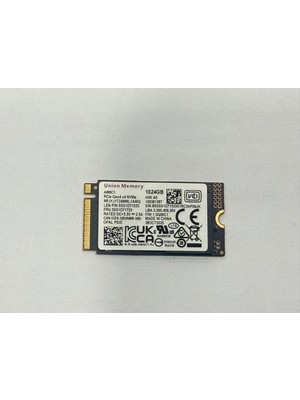 Lenovo Union Memory AM6C1 1 Tb SSD 2242 Pcle Gen4 X4 Nvme RPJYJ1T24MML1AWQ  6600/4500S