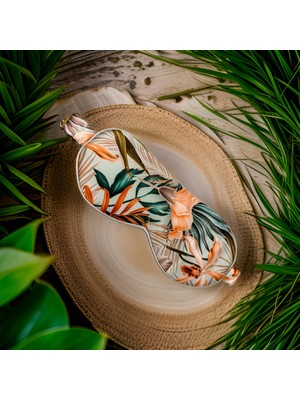 ICON SILK 'Sleep & Glow' %100 Saf Ipek Uyku Maskesi Göz Bandı (Cennet Kuşu)