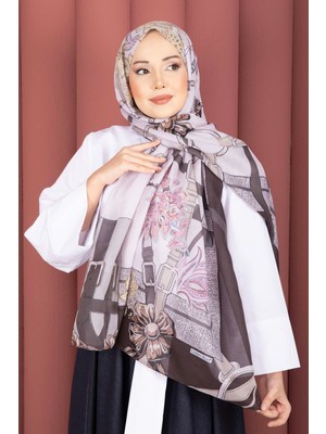 ECN Kemer Desen Premium Şal Serisi Kahve