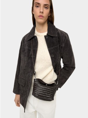 Parfois Kadın Örme Deri Çapraz Çanta