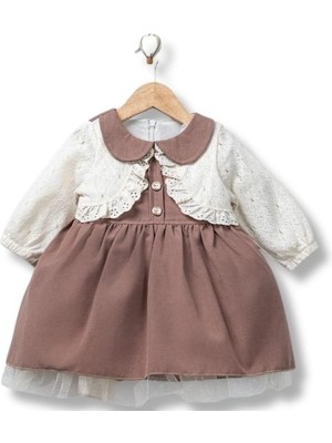 Canöz Kids Kız Bebek Elbise