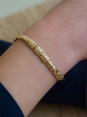 Asteria Jewelry 14K Altın Kaplama Bileklik