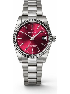 Marka Model Bordo Kadranlı Çelik Kadın Saat