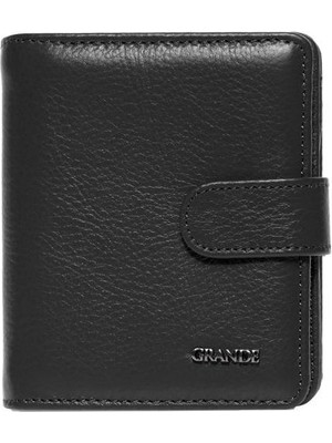 Grande Gerçek Deri Kadın Cüzdanı Hakiki Deri Küçük Boy