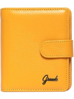 Grande Gerçek Deri Kadın Cüzdanı Hakiki Deri Küçük Boy