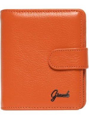 Grande Gerçek Deri Kadın Cüzdanı Hakiki Deri Küçük Boy