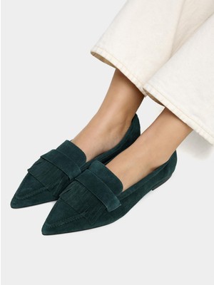 Parfois Kadın Püsküllü Deri Makosen Düz Taban Günlük Ayakkabı Süet Malzeme ile Şık Tasarım