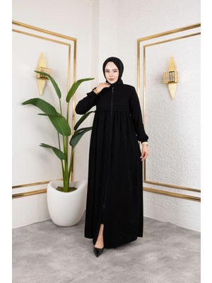 Butik Medine Ipeği Roba'lı Feracce