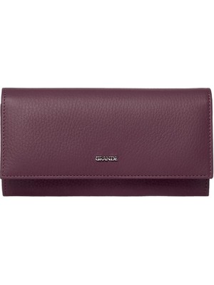 Grande Gerçek Deri Kadın Cüzdanı Hakiki Deri Büyük Boy