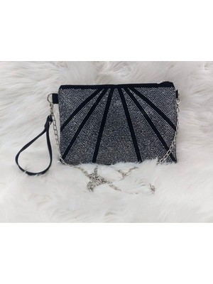 Taş Detaylı Kadın Clutch Çanta