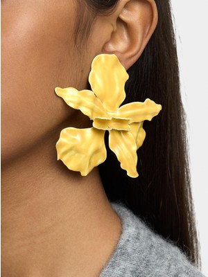 Parfois Mine Kaplı Maxi Çiçek Küpe