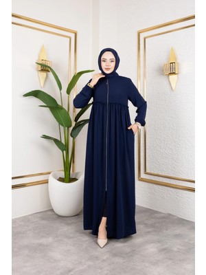 Butik Medine Ipeği Roba'lı Feracce