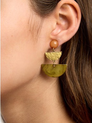 Parfois Taş Efektli Uzun Küpe