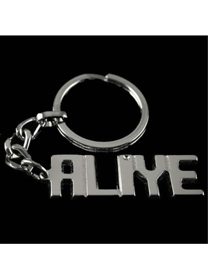 Zero Land Storozde Aliye Isimli Anahtarlık-Gümüş Rengi