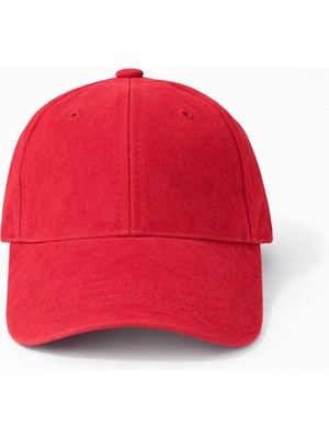 Kırmızı Süet Şapka