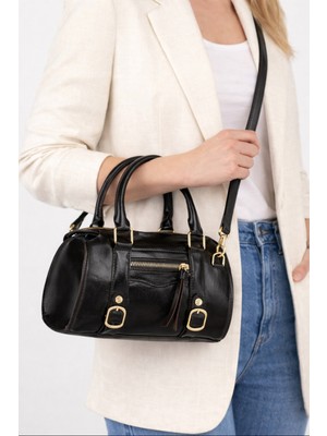 Özüm Çanta Kadın El Kol ve Omuz Çantası Siyah