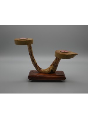 Wood Askania Ahşap Mumluk